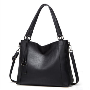 Ladies Soft Leather Portable Fashion Trend Casual Bag Shoulder Messenger Bag