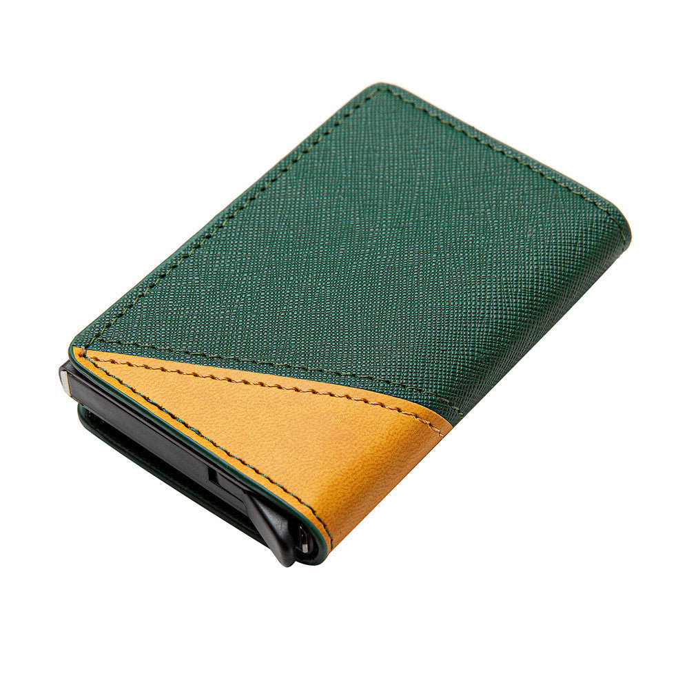 Men's Fashion Color Contrast Wallet