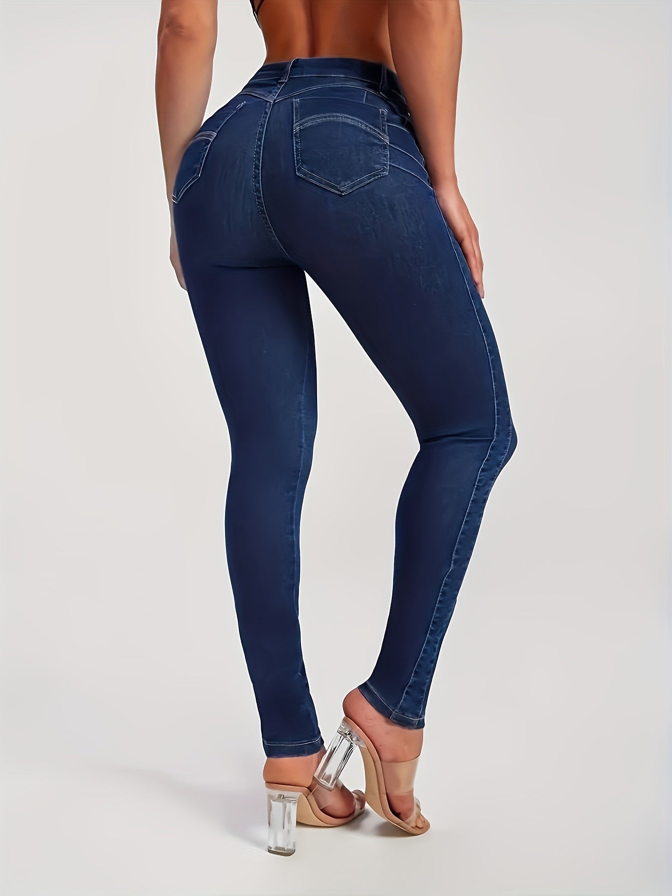 Butt-lifting Sexy Skinny Jeans, High-stretch Slim Fitted Comfortable Denim Pants, Women's Denim Jeans & Clothing