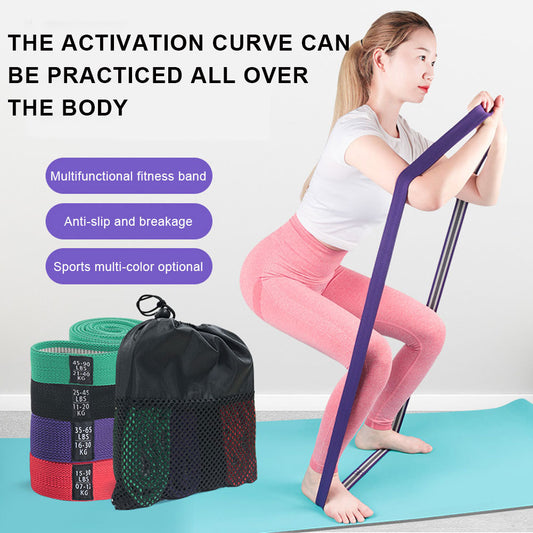 Fitness Long Resistance Bands Fabric Set Exercise Workout Elastic Bands For Pull Up Woman Assist Workout Bands-Aria Doejay