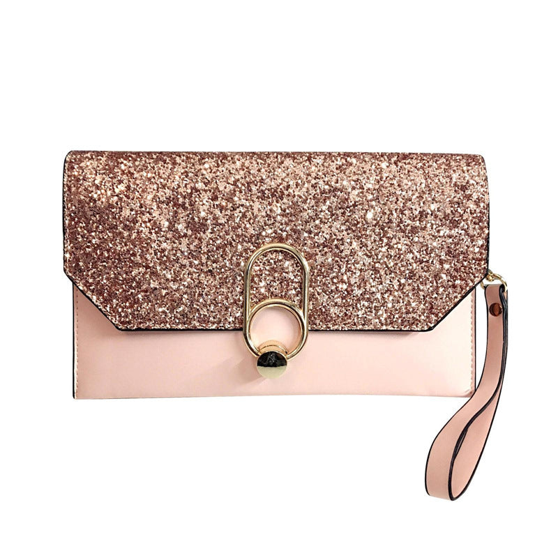 New envelope bag clutch bag slanting small bag Korean version of the shoulder bag clutch bag female