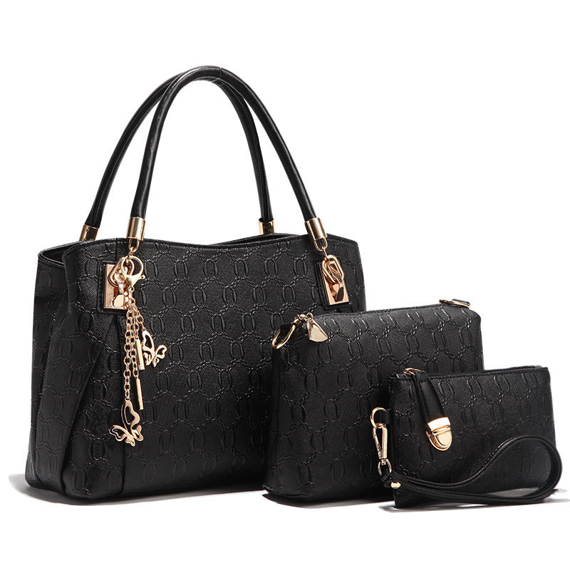 Three Piece Female Bag And Mother Bag Fashion Handbag Shoulder Bag