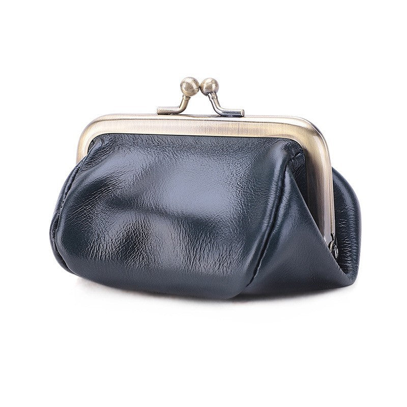 Leather Handmade Mini Storage Coin Purse