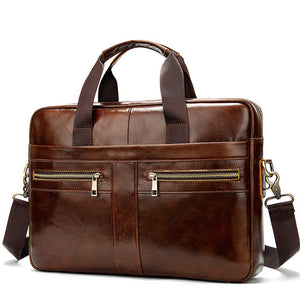 Men's leather briefcase