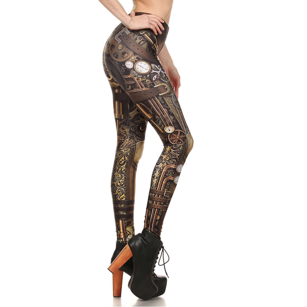 Leggings Digital Print Leggings-Aria Doejay