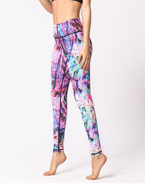 New printed yoga leggings-Aria Doejay