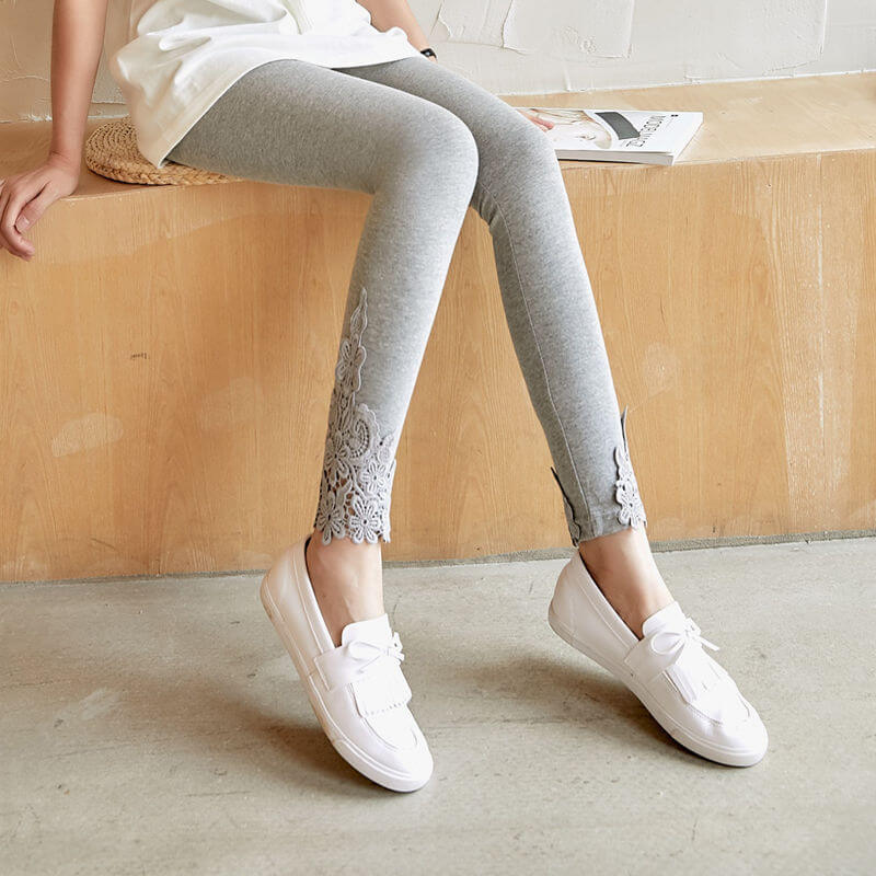 Women's cotton leggings-Aria Doejay