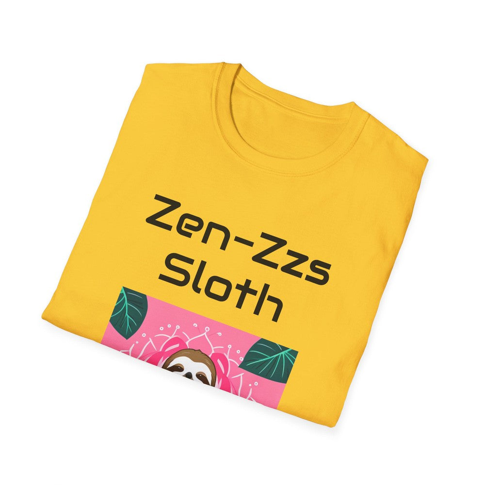 super comfy zen zzz sloth tee