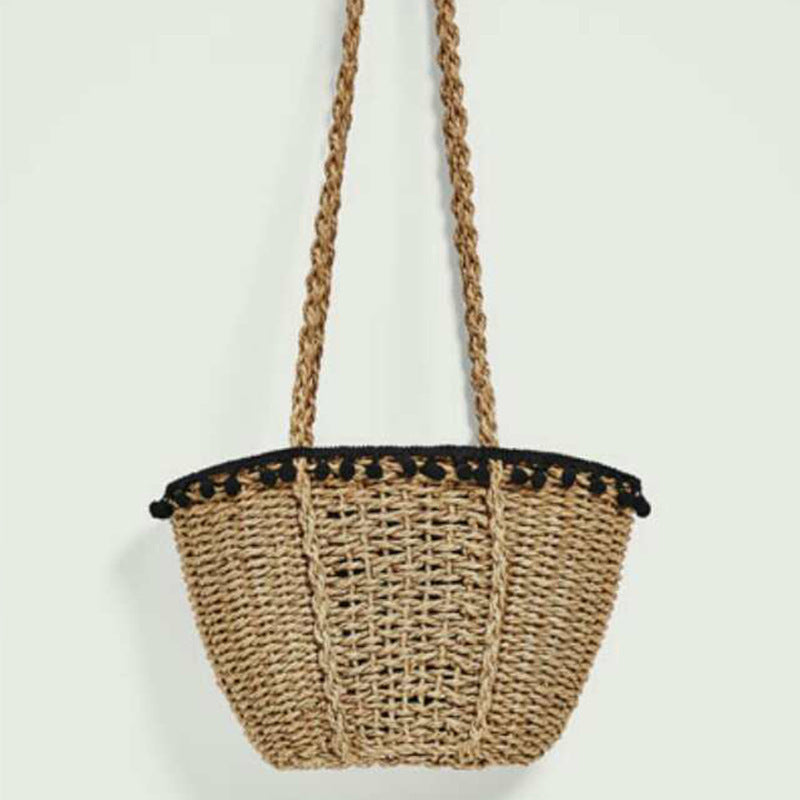 New Fashion All-match Straw Bag Single Shoulder