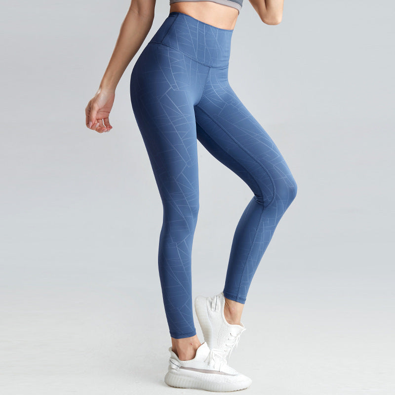 High waist female yoga pants leggings-Aria Doejay