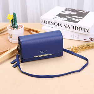 Mobile Phone Bag Women's Long Wallet Large Capacity Multifunctional Shoulder Crossbody Bags-Aria Doejay