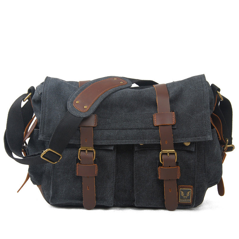 Men's And Women's Messenger Bags Horizontal Square Type