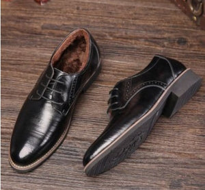 Men's leather shoes men's shoes dress business shoes large size men's shoes casual shoes-Aria Doejay