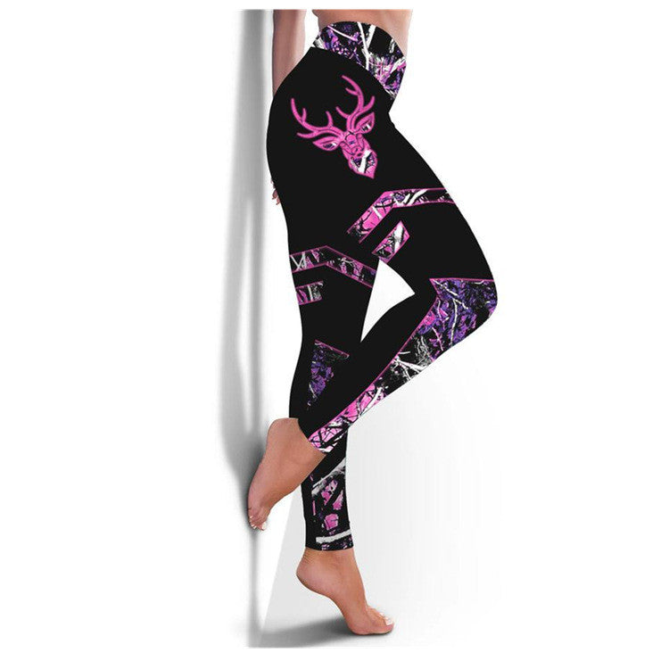 Women's Slim Type High Waist Small Feet Yoga Leggings