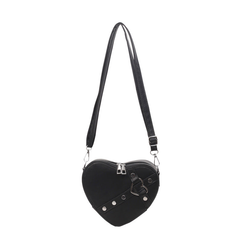 Women's Crossbody High-grade Heart-shaped Box Bag-Aria Doejay