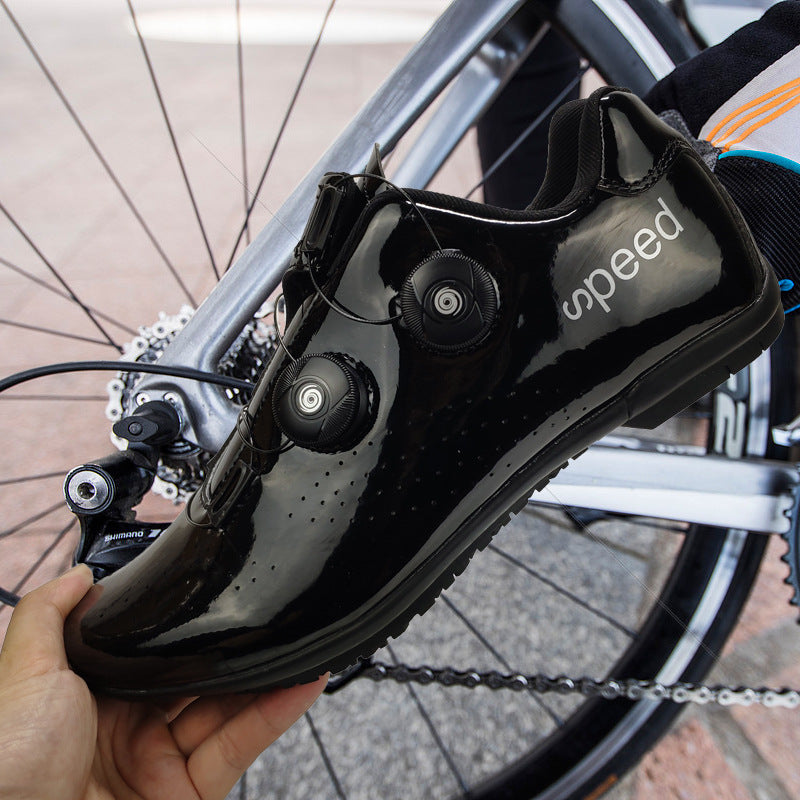 New Men's And Women's Road Bike Power Shoes With Lock