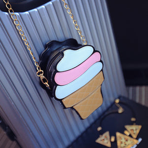 Ice cream cake shoulder bag