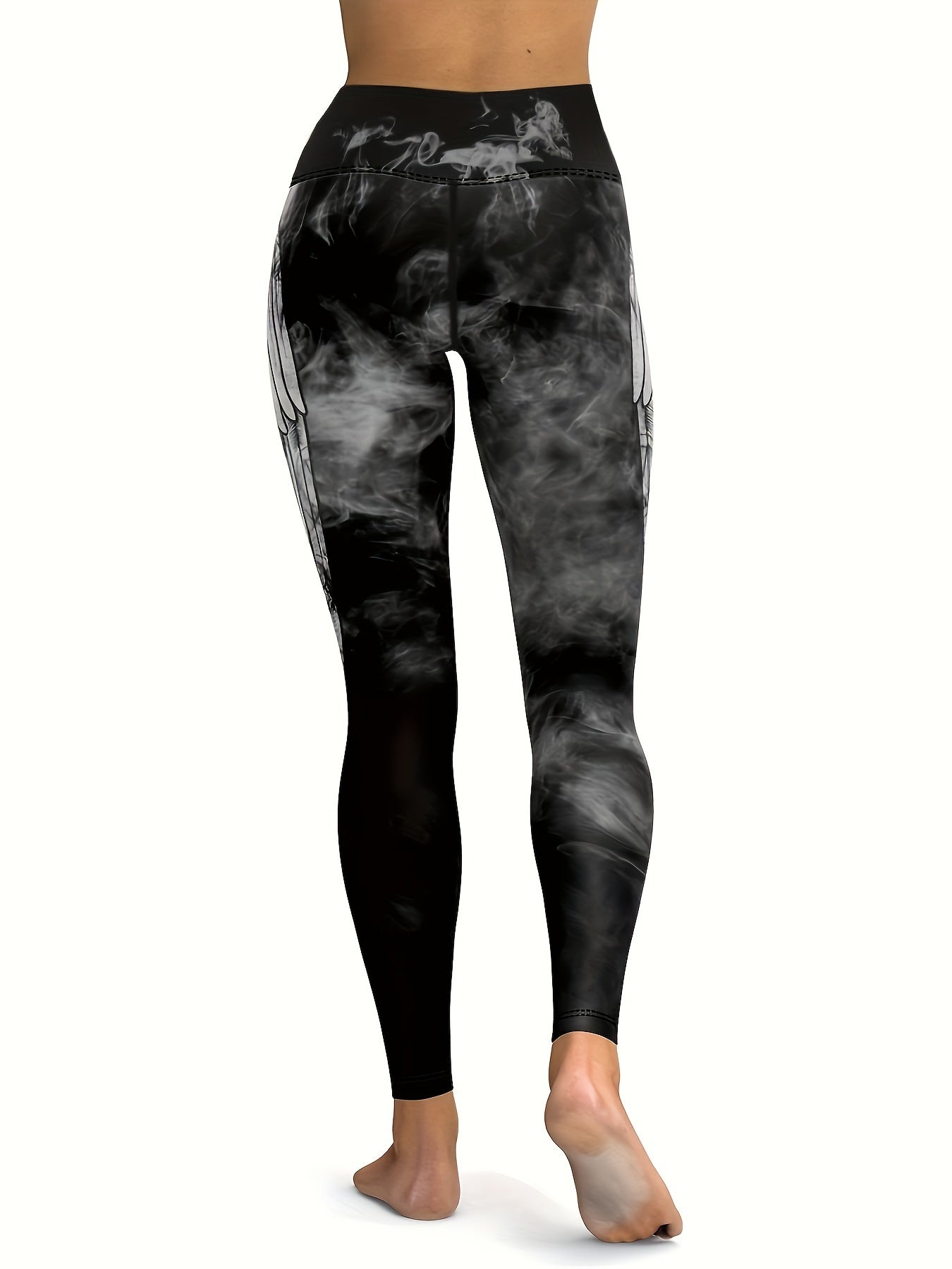 Fashion Senior Black Lady Yoga Pants