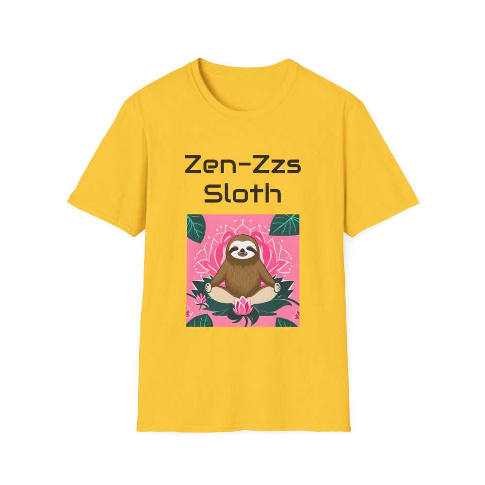 super comfy zen zzz sloth tee