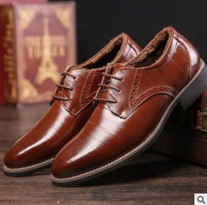 Men's leather shoes men's shoes dress business shoes large size men's shoes casual shoes-Aria Doejay