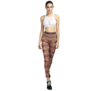 Wool printed yoga leggings-Aria Doejay