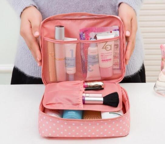 Lady Grace Premium Portable Travel Makeup Cosmetic Bags Organizer Multifunction Case for Women-Aria Doejay