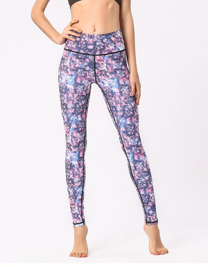 New printed yoga leggings-Aria Doejay