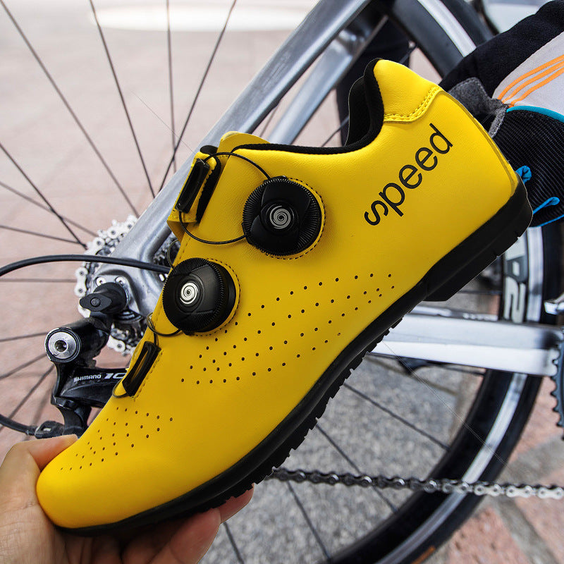 New Men's And Women's Road Bike Power Shoes With Lock