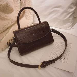 Mini Embossed Pattern Women's Straddle Bag