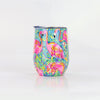 Hot Sale Flamingo Pattern Stainless Steel Wine Tumbler Mug Cup With Lid-Aria Doejay