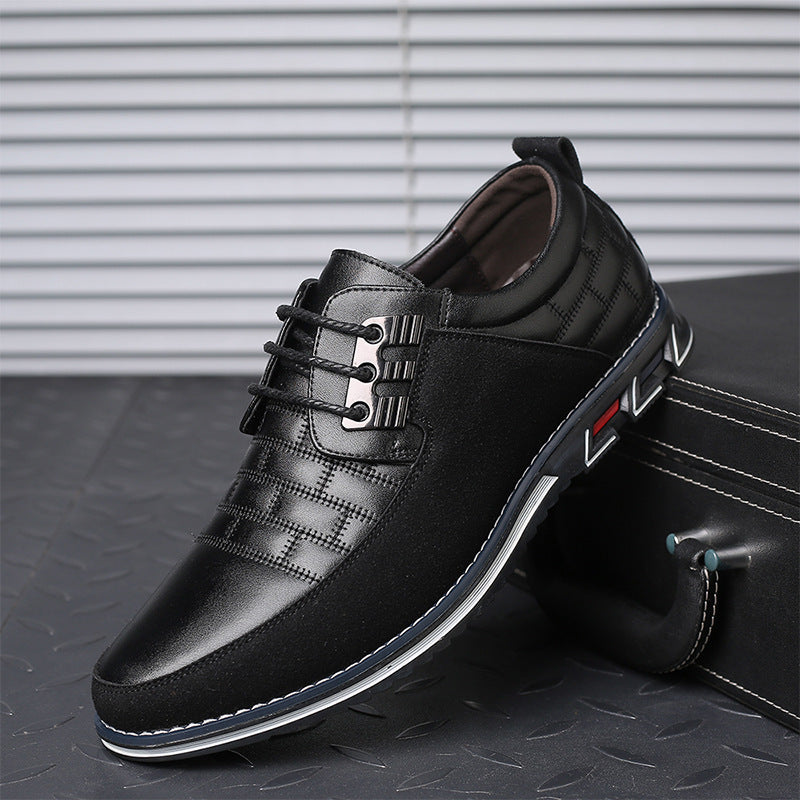 Casual Leather Shoes Men's Shoes British Shoes-Aria Doejay