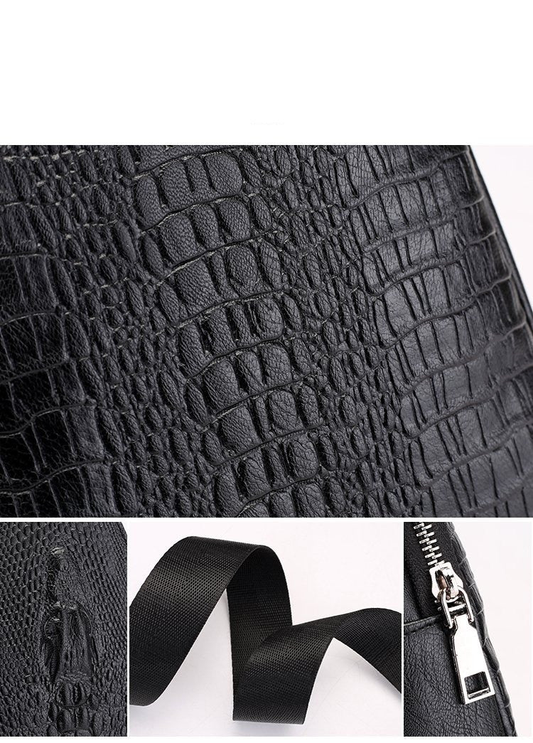 Men's New Pattern Chest Bag Shoulder Bag Fashion Trend Messenger Bag