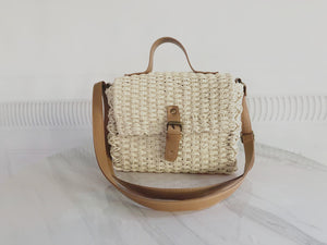 New Women's Summer Straw Woven Bag Shoulder Bag Paper Rope Bag