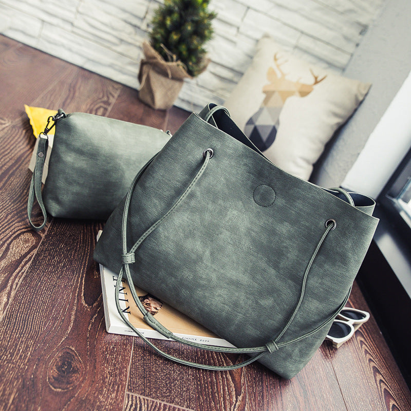 New Fashion Female Bag Mother And Child Bag Ink Color Shoulder Bag Simple Messenger Bag