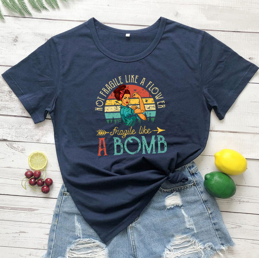 A Customized Short Sleeve T-Shirt With Color Printing-Aria Doejay