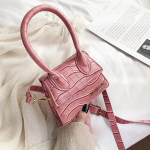 Mini Bags Korean Fashion Fashion One-shoulder Portable Messenger Small Square Bag-Aria Doejay