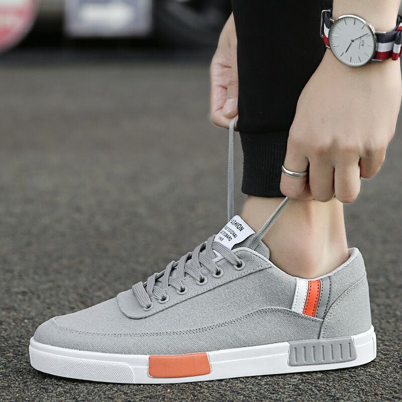 Men's Shoes Canvas Shoes Men's Sports Casual Shoes-Aria Doejay