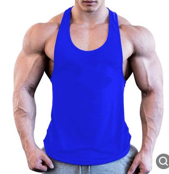 Gym Men Muscle Sleeveless Shirt Tank Top-Aria Doejay