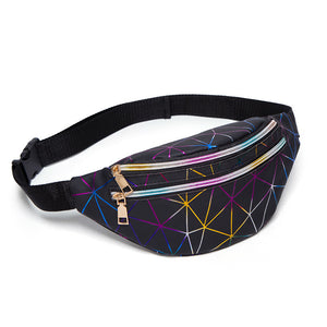 New Product Crossbody Shoulder Bag, Lady Chest Bag, Personalized Laser Belt Bag