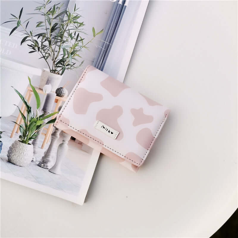 New Multi- Card Pocket Small Wallet Short Wallet Ladies Mini Wallet 30 Off Wallet Japanese And Korean Version Card Package Women-Aria Doejay