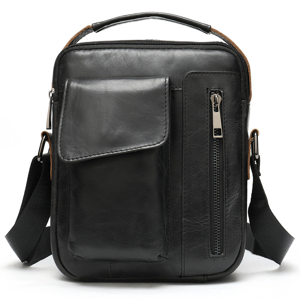 Men'S Bag Retro Casual Men'S One Shoulder Bag Messenger Bag Men'S Cross Border Leather Bag