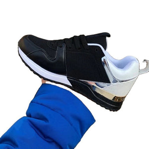 New Summer Breathable Net Shoes Casual Sports Shoes With Increased Thick Sole-Aria Doejay