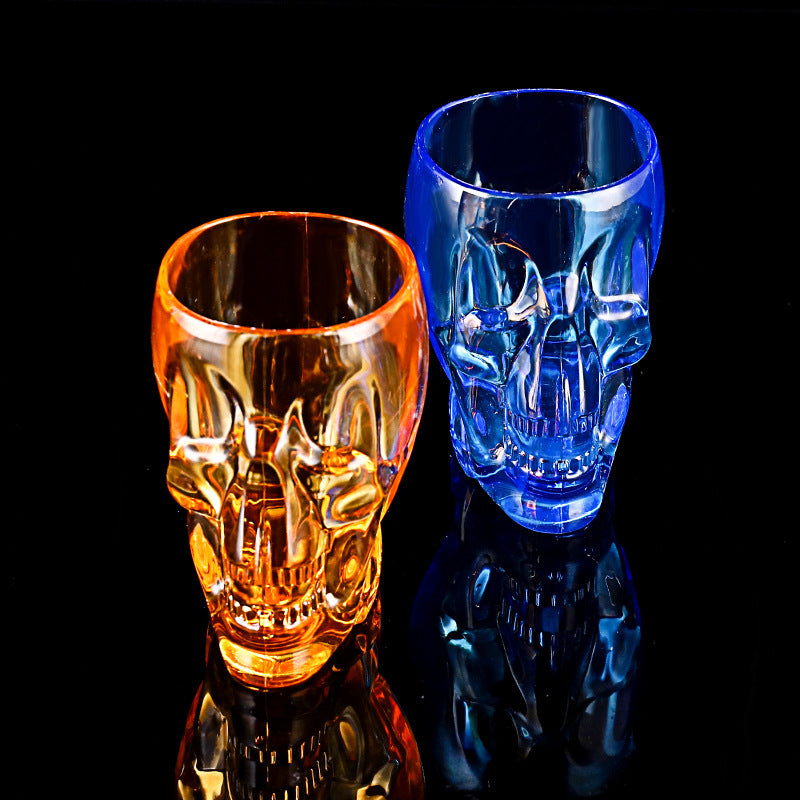 Skull Head Glass Creative Cocktail Glass-Aria Doejay