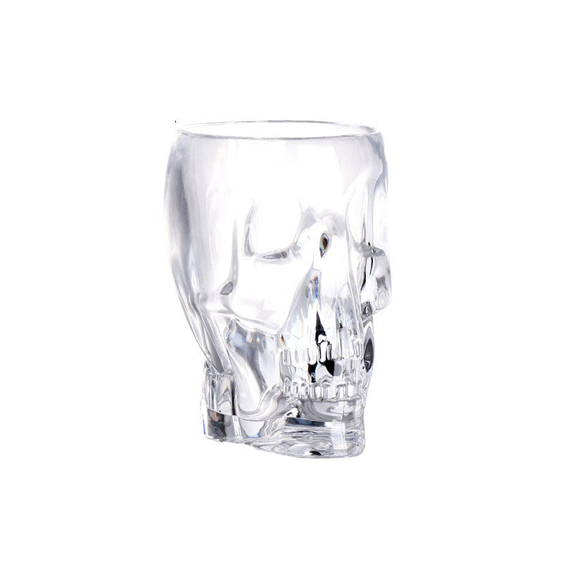 Skull Head Glass Creative Cocktail Glass-Aria Doejay