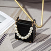 Mini  Bag Female  Snake Bone Chain Shoulder Diagonal Bag Portable Pearl Bag