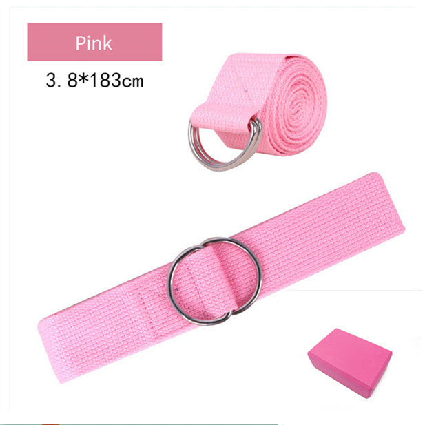 Pure Cotton Yoga Stretch Belt Fitness Tension Belt-Aria Doejay