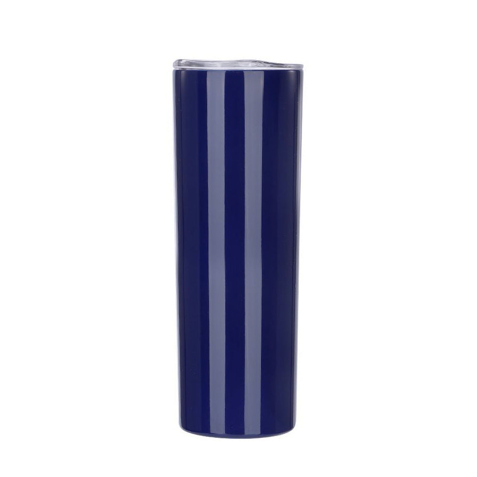 Skinny Tumbler Thermos Beer Wine Mug With Straws-Aria Doejay