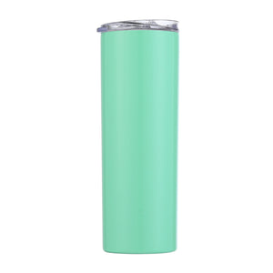 Skinny Tumbler Thermos Beer Wine Mug With Straws-Aria Doejay