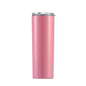 Skinny Tumbler Thermos Beer Wine Mug With Straws-Aria Doejay