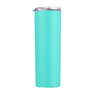 Skinny Tumbler Thermos Beer Wine Mug With Straws-Aria Doejay